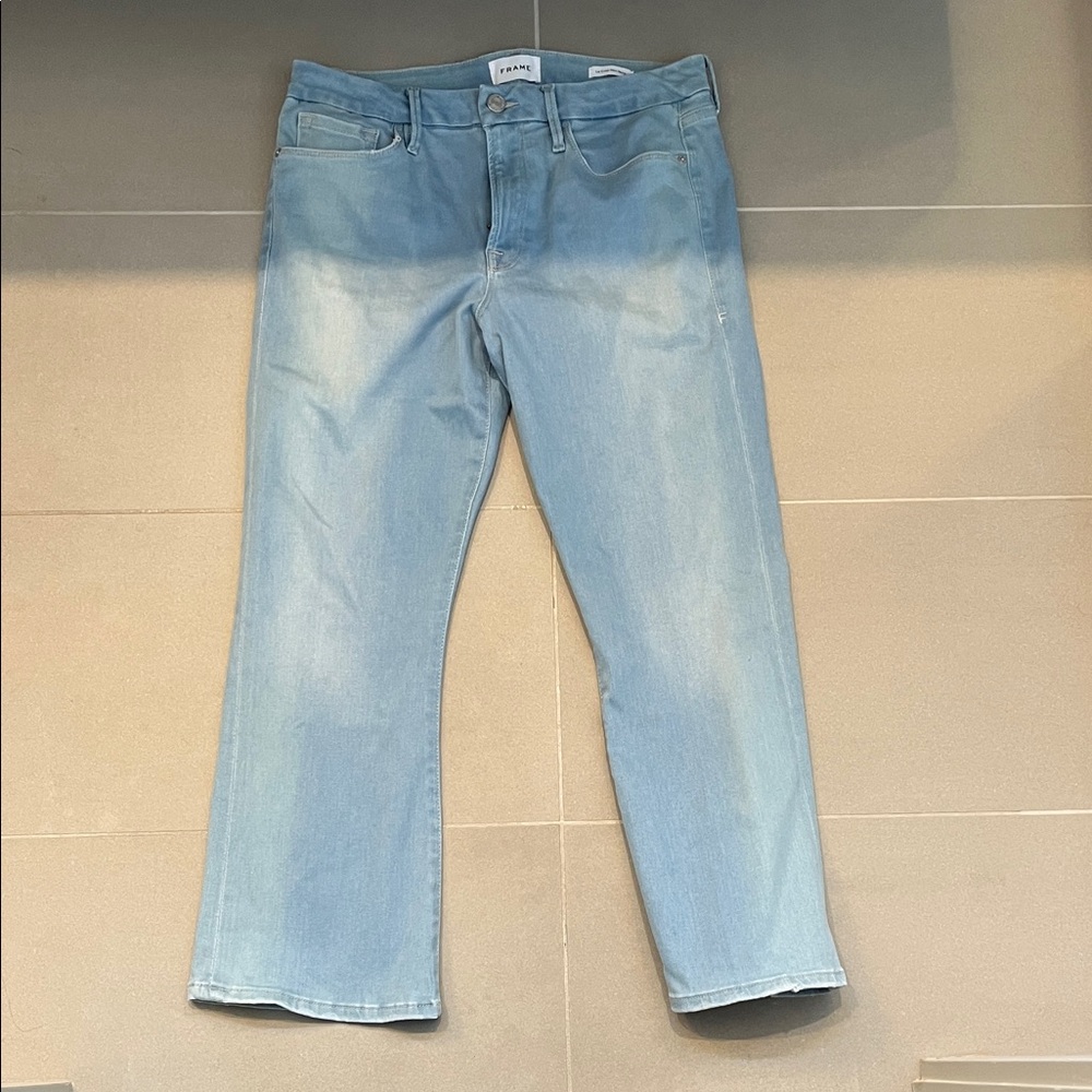 Frame Denim Light Blue Boot Cut Jeans